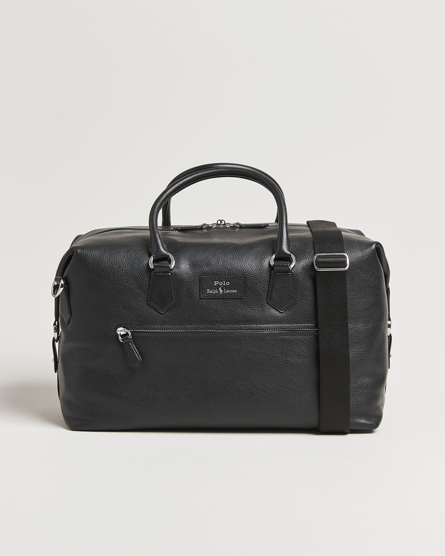 Heren | Tassen | Polo Ralph Lauren | Weekendbag Pebble Leather Black