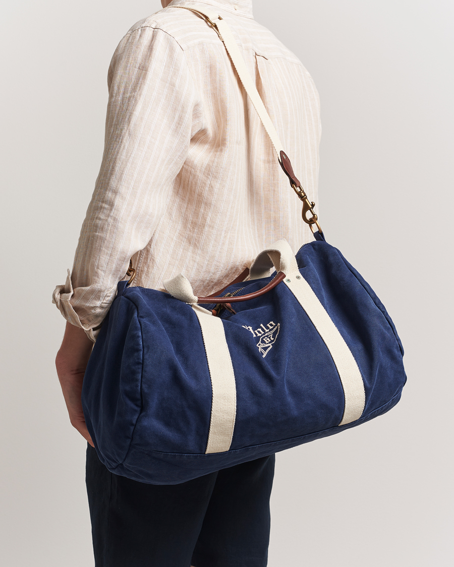 Heren | Polo Ralph Lauren Canvas Duffle Bag Spring Navy | Polo Ralph Lauren | Canvas Duffle Bag Spring Navy