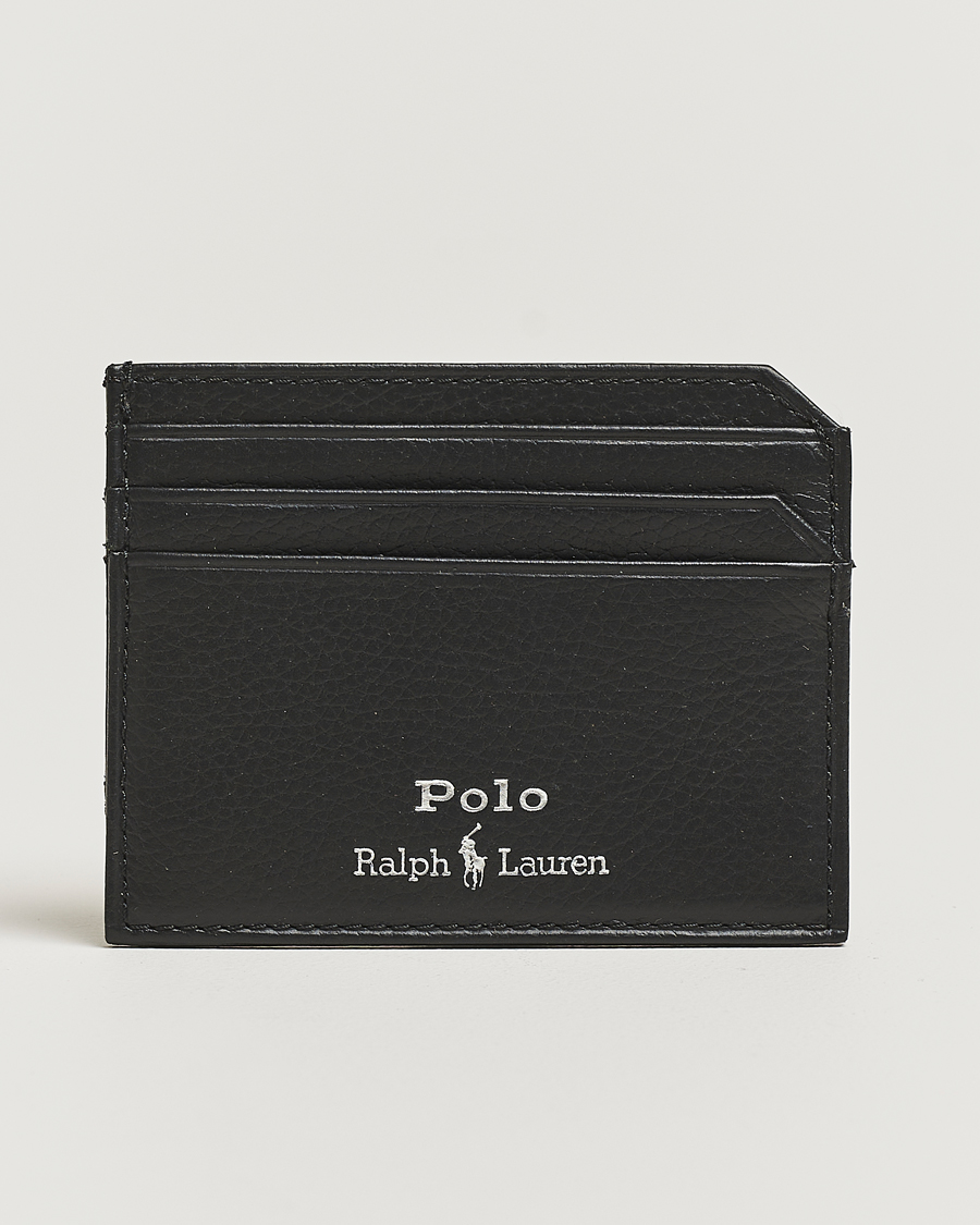 Heren | Portemonnees | Polo Ralph Lauren | Polo Ralph LaurenPebble Leather Card CaseBlack