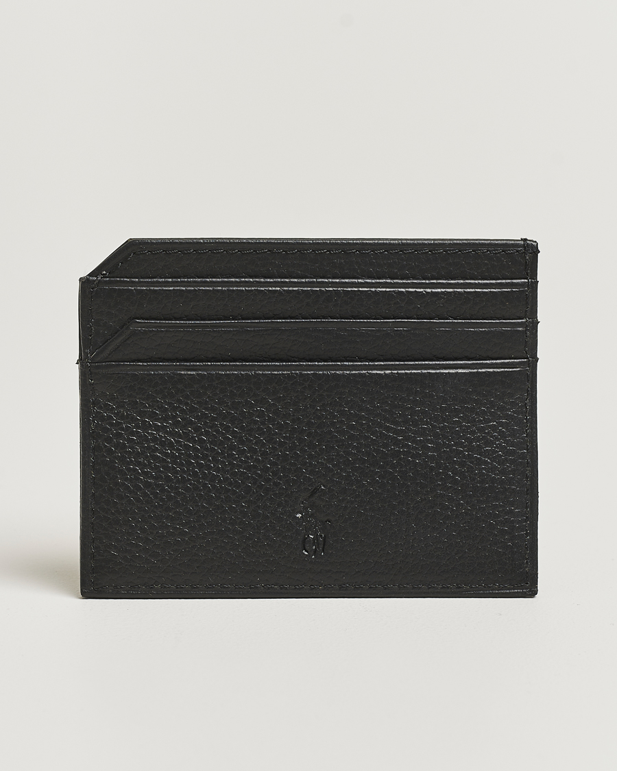 Heren | Portemonnees | Polo Ralph Lauren | Polo Ralph LaurenPebble Leather Card CaseBlack