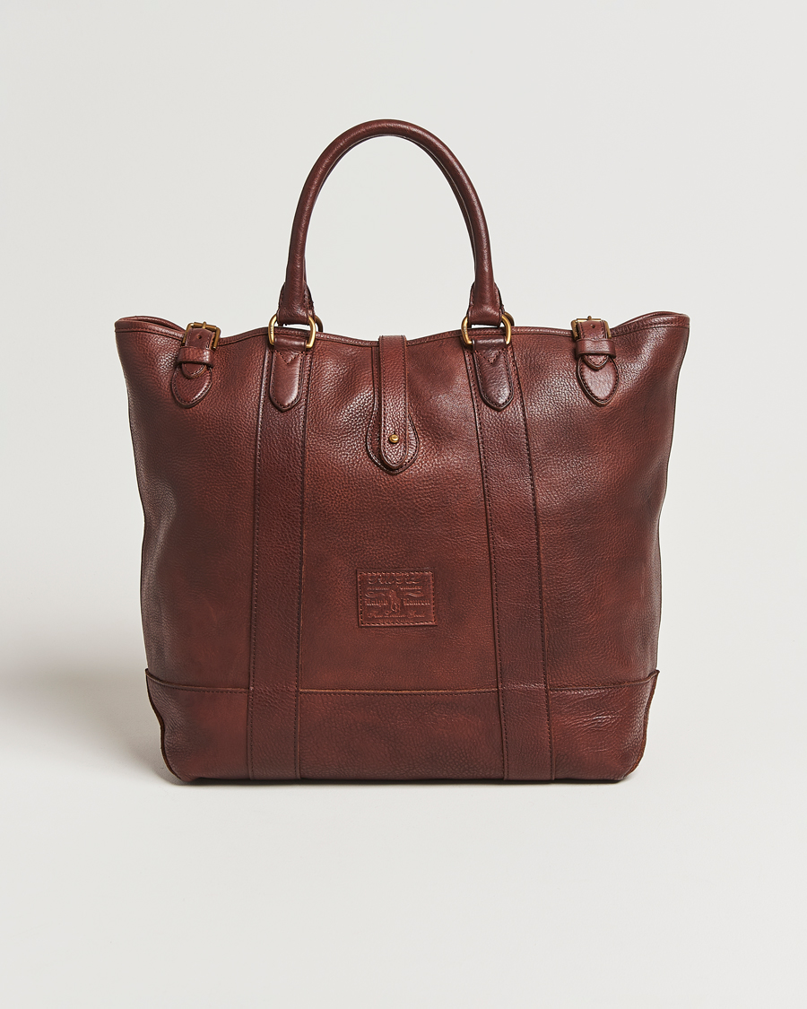 Heren | Tassen | Polo Ralph Lauren | Leather Tote Bag British Tan
