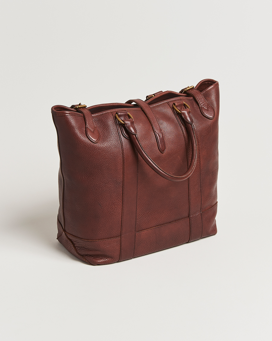Heren | Tassen | Polo Ralph Lauren | Leather Tote Bag British Tan