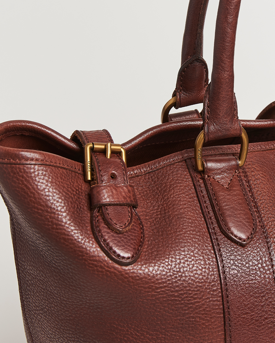 Heren | Tassen | Polo Ralph Lauren | Leather Tote Bag British Tan