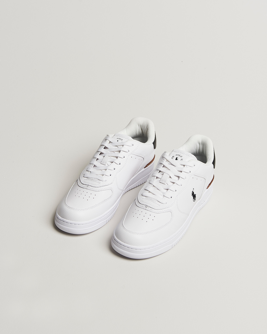 Heren | Sneakers | Polo Ralph Lauren | Masters Court Sneakers White/Black