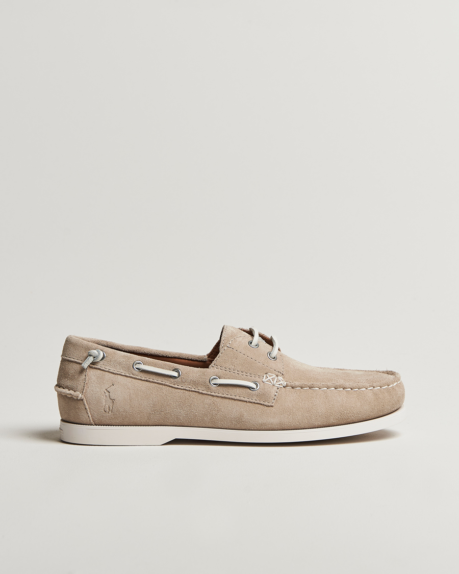 Heren | Bootschoenen | Polo Ralph Lauren | Merton Suede Boatshoe Milkshake