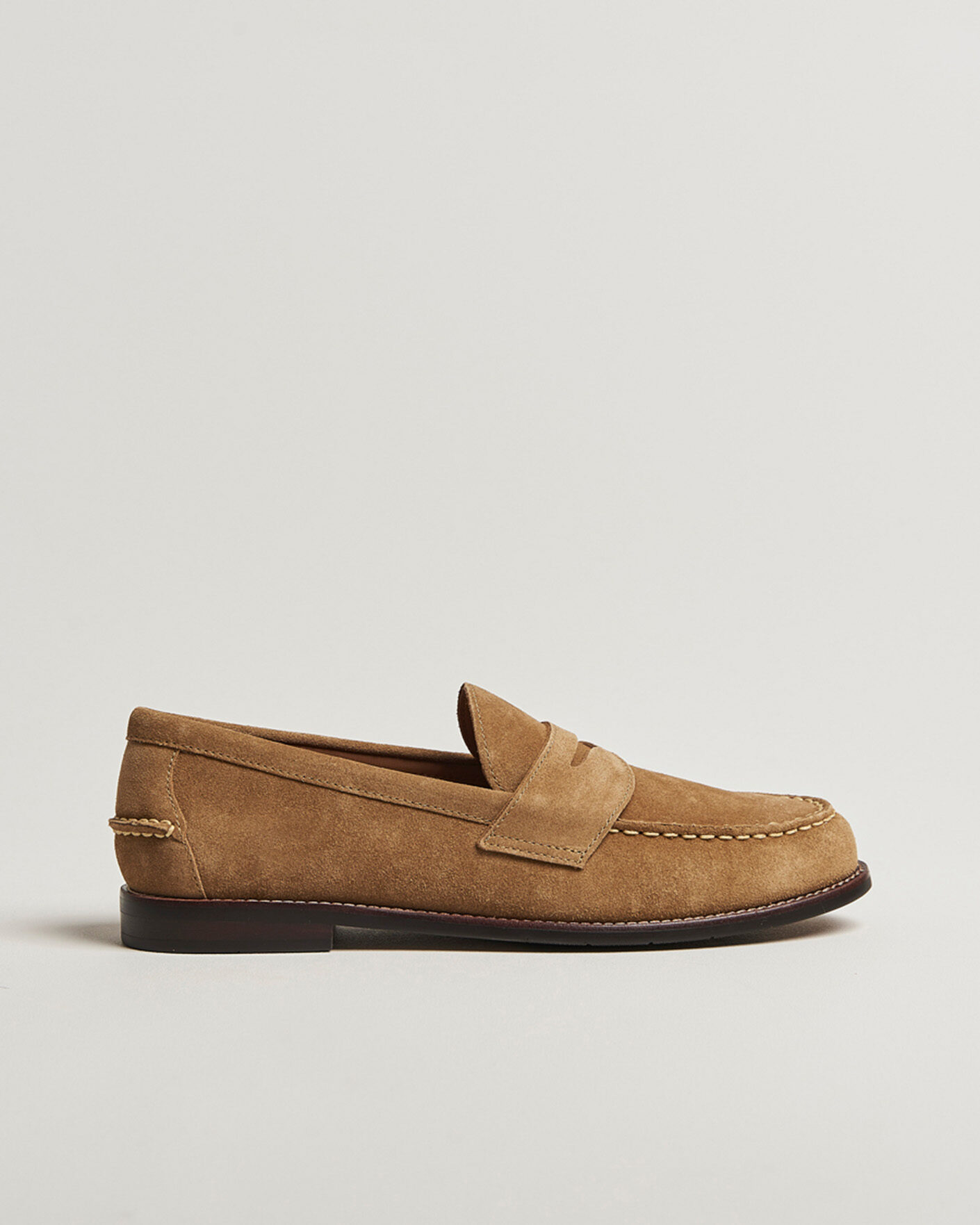 Heren | Instappers | Polo Ralph Lauren | Alston Suede Penny Loafer Desert Tan