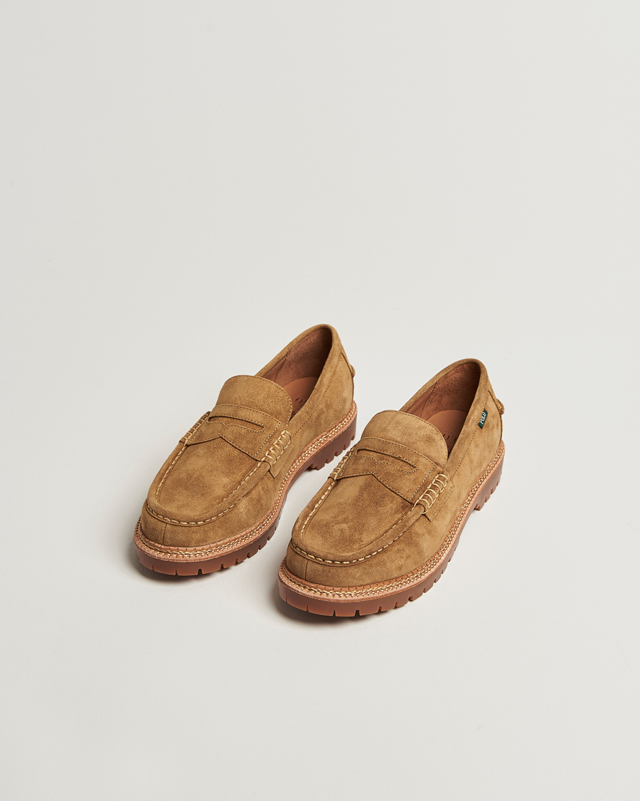 Heren | Instappers | Polo Ralph Lauren | Jett Suede Penny Loafer Desert Tan