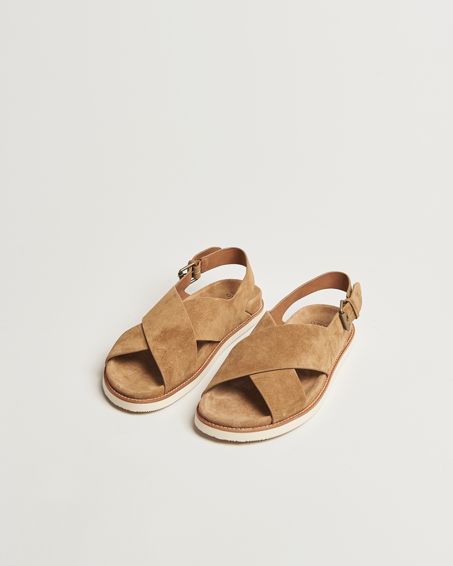 Heren | Polo Ralph Lauren Zane Suede Sandals Desert Tan | Polo Ralph Lauren | Zane Suede Sandals Desert Tan