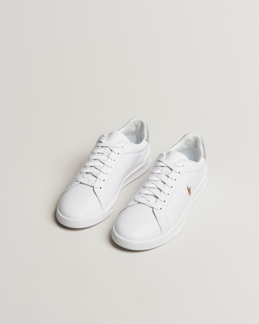 Heren | Sneakers | Polo Ralph Lauren | Heritage Court II Sneaker White/Grey