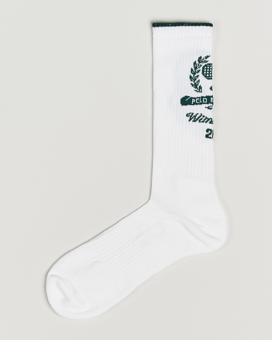 Heren | Ondergoed | Polo Ralph Lauren | Wimbledon Crew Cotton Socks White