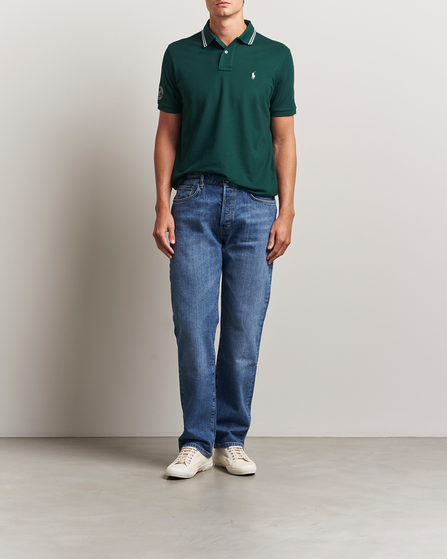 Heren | Polo's | Polo Ralph Lauren | Wimbledon Performance Polo Moss Agate