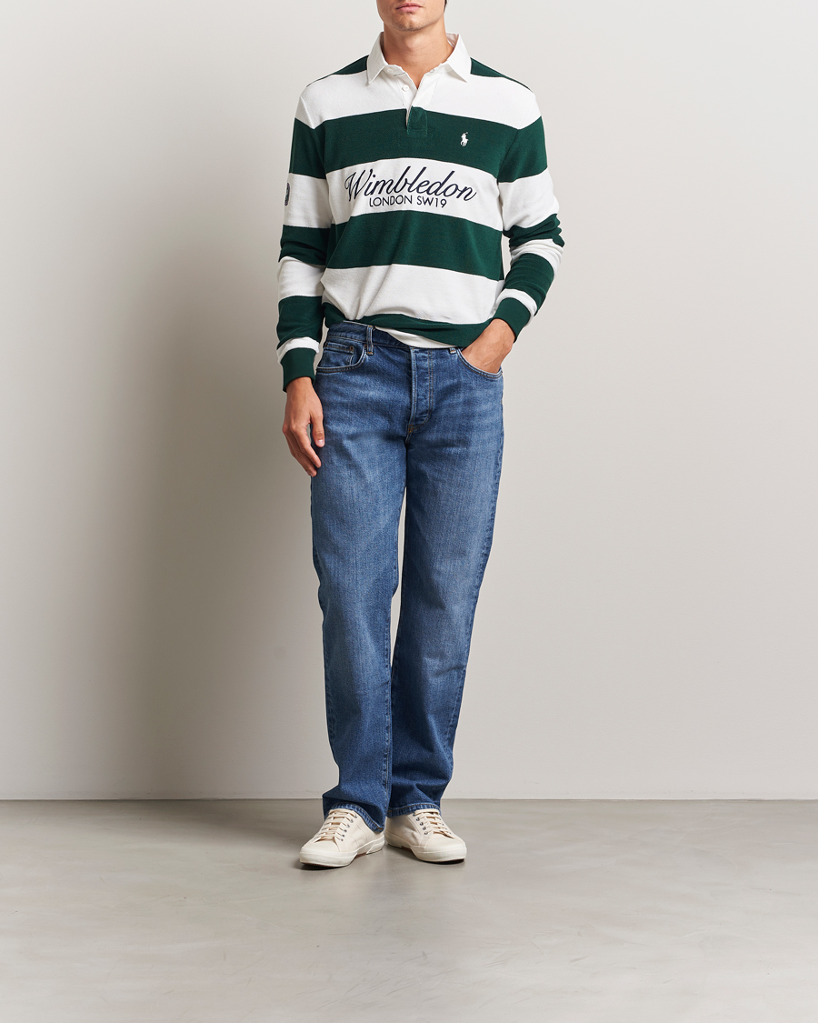 Heren | Truien | Polo Ralph Lauren | Wimbledon Rugby Moss Agate/White