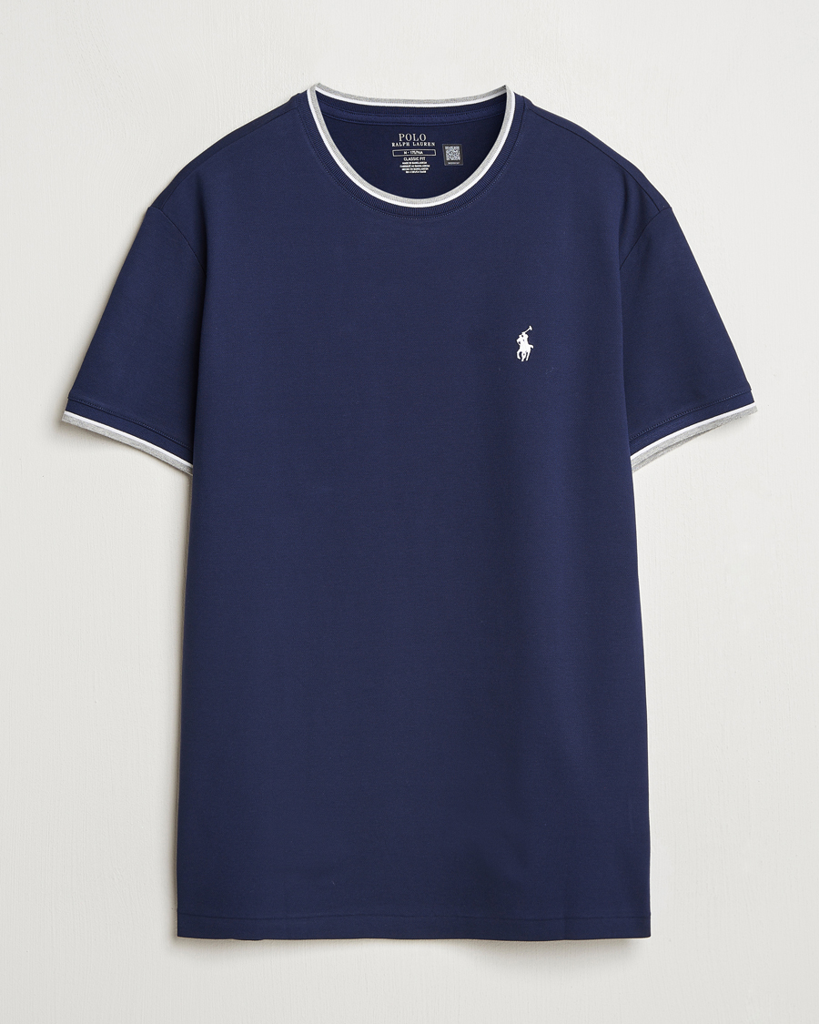 Heren | T-shirts | Polo Ralph Lauren | Mesh Polo Tee Newport Navy