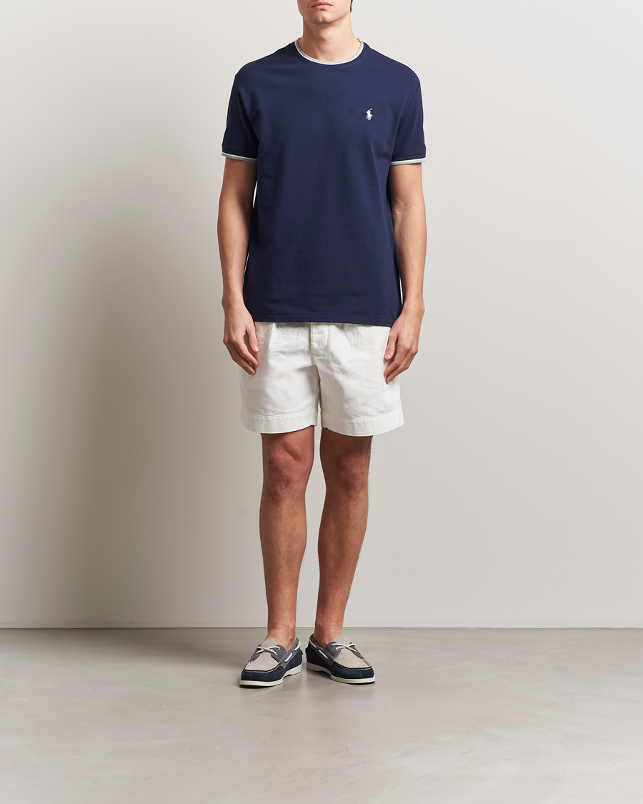 Heren | T-shirts | Polo Ralph Lauren | Mesh Polo Tee Newport Navy