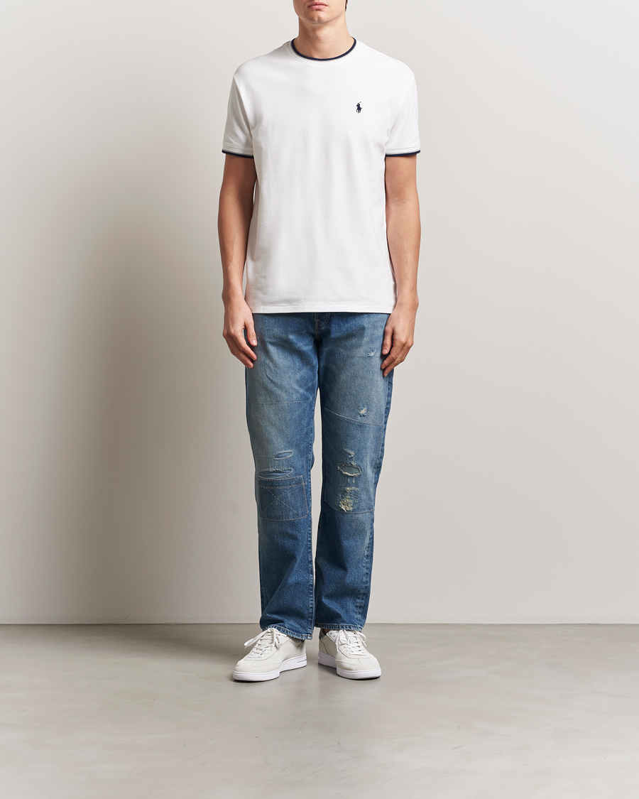Heren | T-shirts | Polo Ralph Lauren | Mesh Polo Tee White
