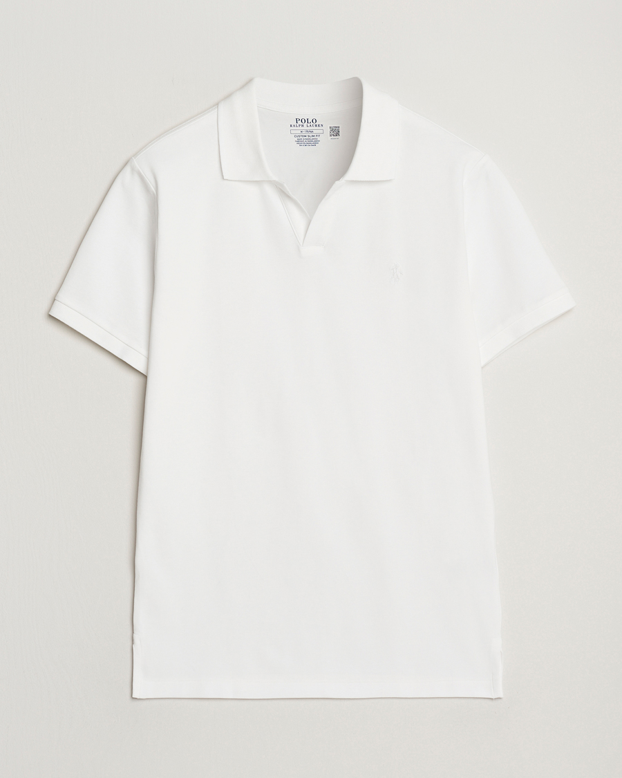 Heren | Polo's | Polo Ralph Lauren | Custom Slim Fit Dressed Polo White