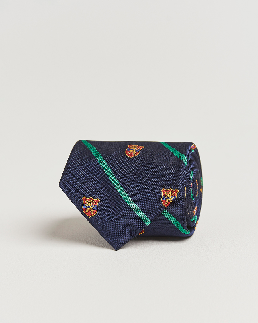Heren | Stropdassen | Polo Ralph Lauren | Club Striped Tie Navy