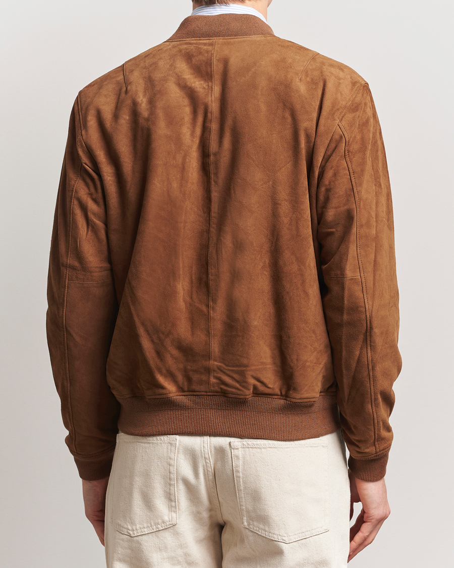 Heren | Jassen | Polo Ralph Lauren | Flight Suede Bomber Jacket Country Brown