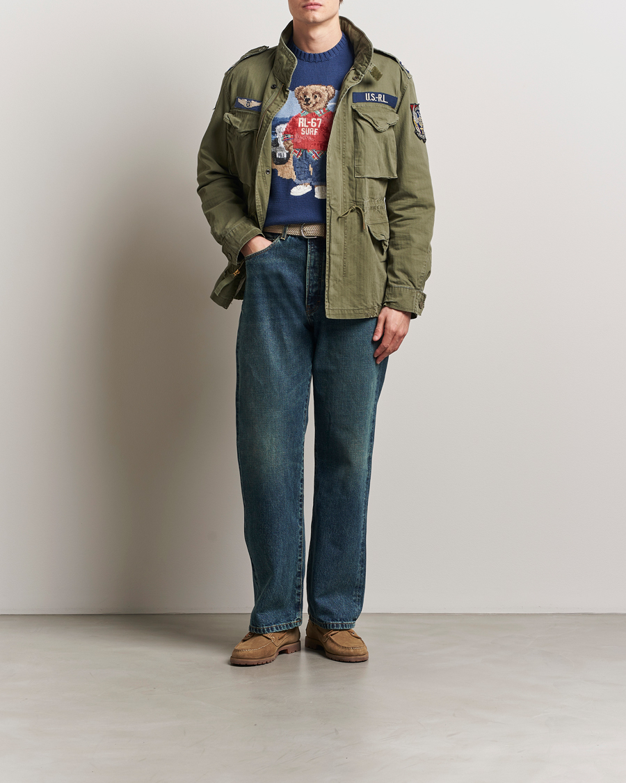 Heren | Jassen | Polo Ralph Lauren | Herringbone Field Jacket Olive Mountain