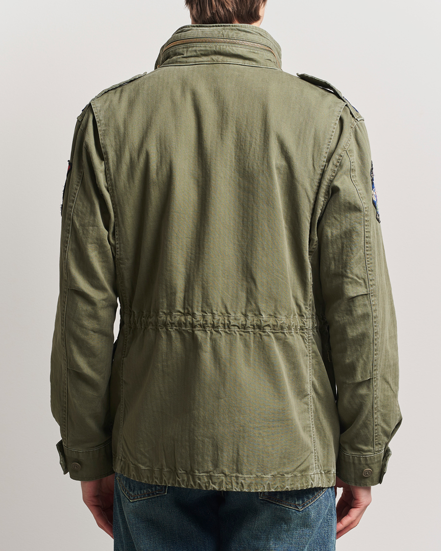 Heren | Jassen | Polo Ralph Lauren | Herringbone Field Jacket Olive Mountain