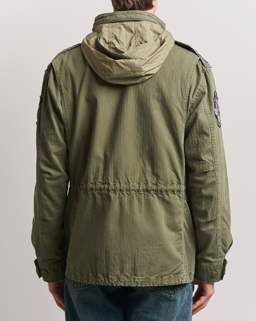 Heren | Jassen | Polo Ralph Lauren | Herringbone Field Jacket Olive Mountain