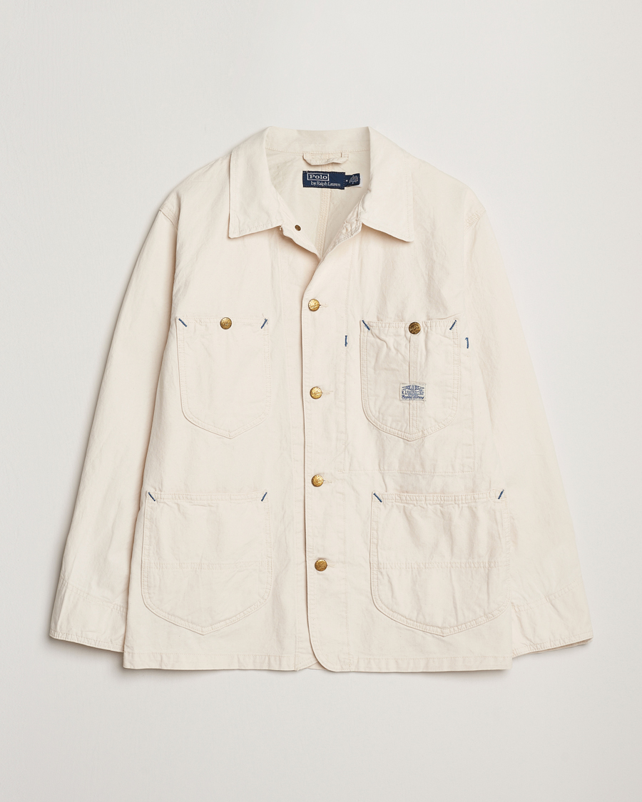 Heren | Jassen | Polo Ralph Lauren | Unlined Drill Twill Shirt Jacket Barlows White