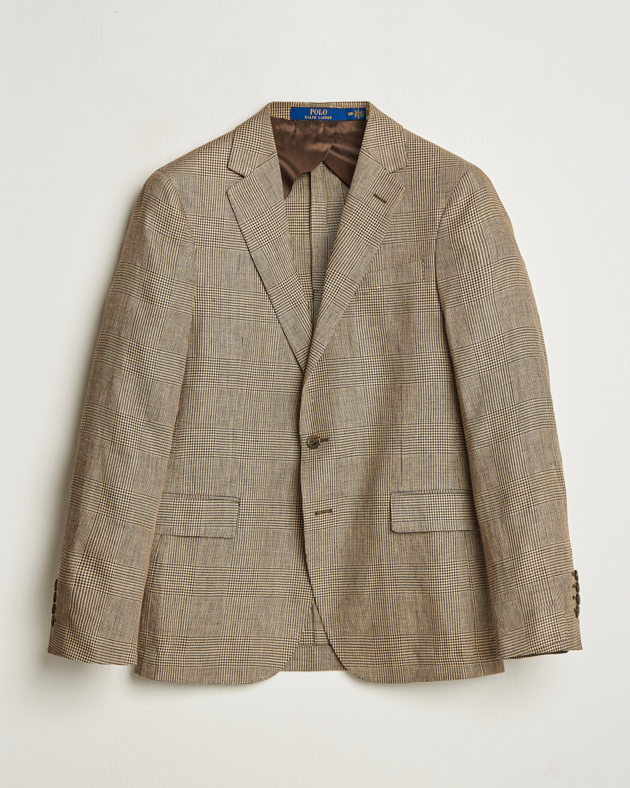 Heren | Blazers | Polo Ralph Lauren | Glenplaid Sportcoat Tan/Brown