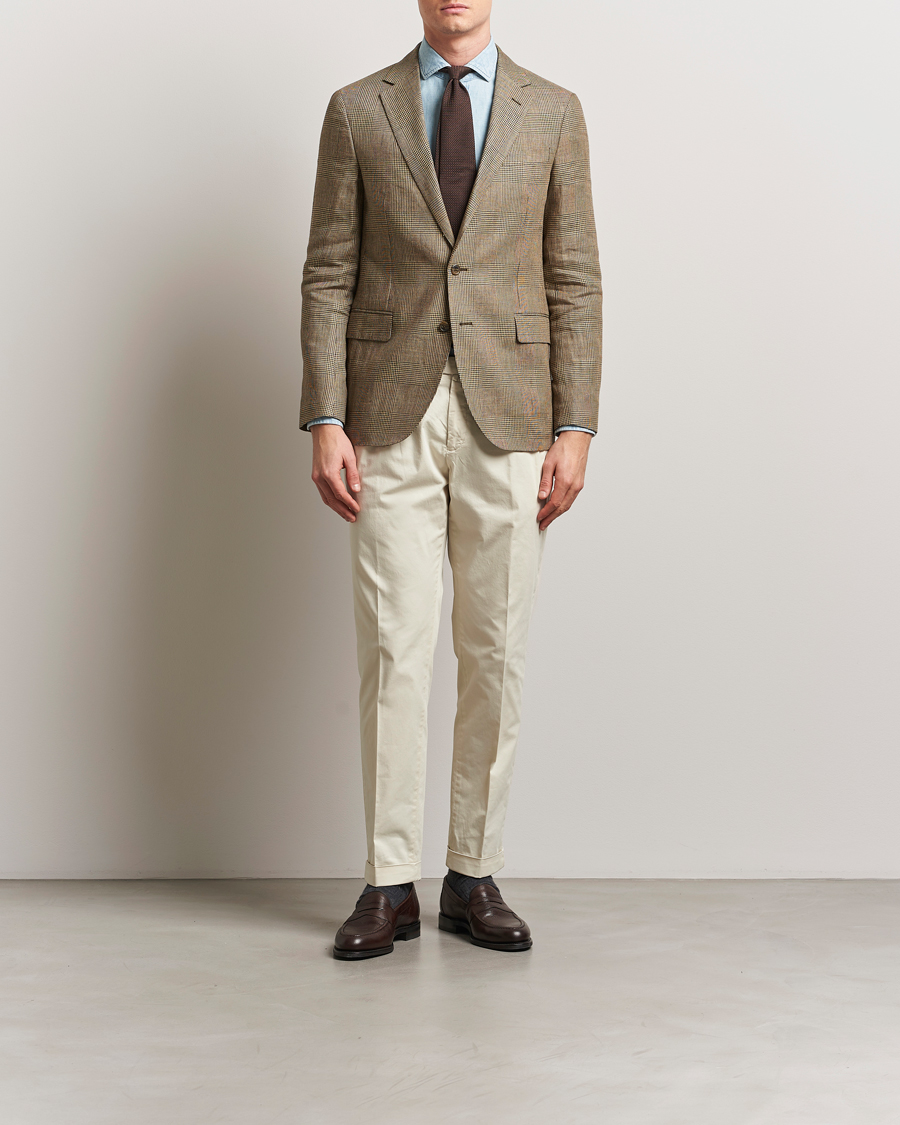 Heren | Blazers | Polo Ralph Lauren | Glenplaid Sportcoat Tan/Brown