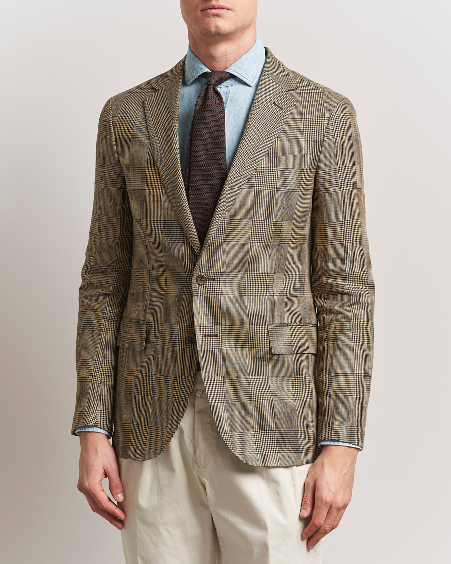 Heren | Blazers | Polo Ralph Lauren | Glenplaid Sportcoat Tan/Brown