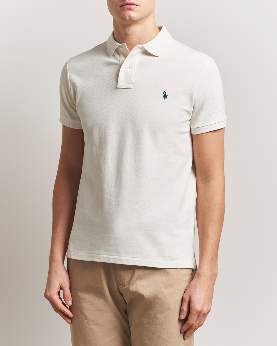 Heren | Polo's | Polo Ralph Lauren | Custom Slim Fit Polo Antique Cream