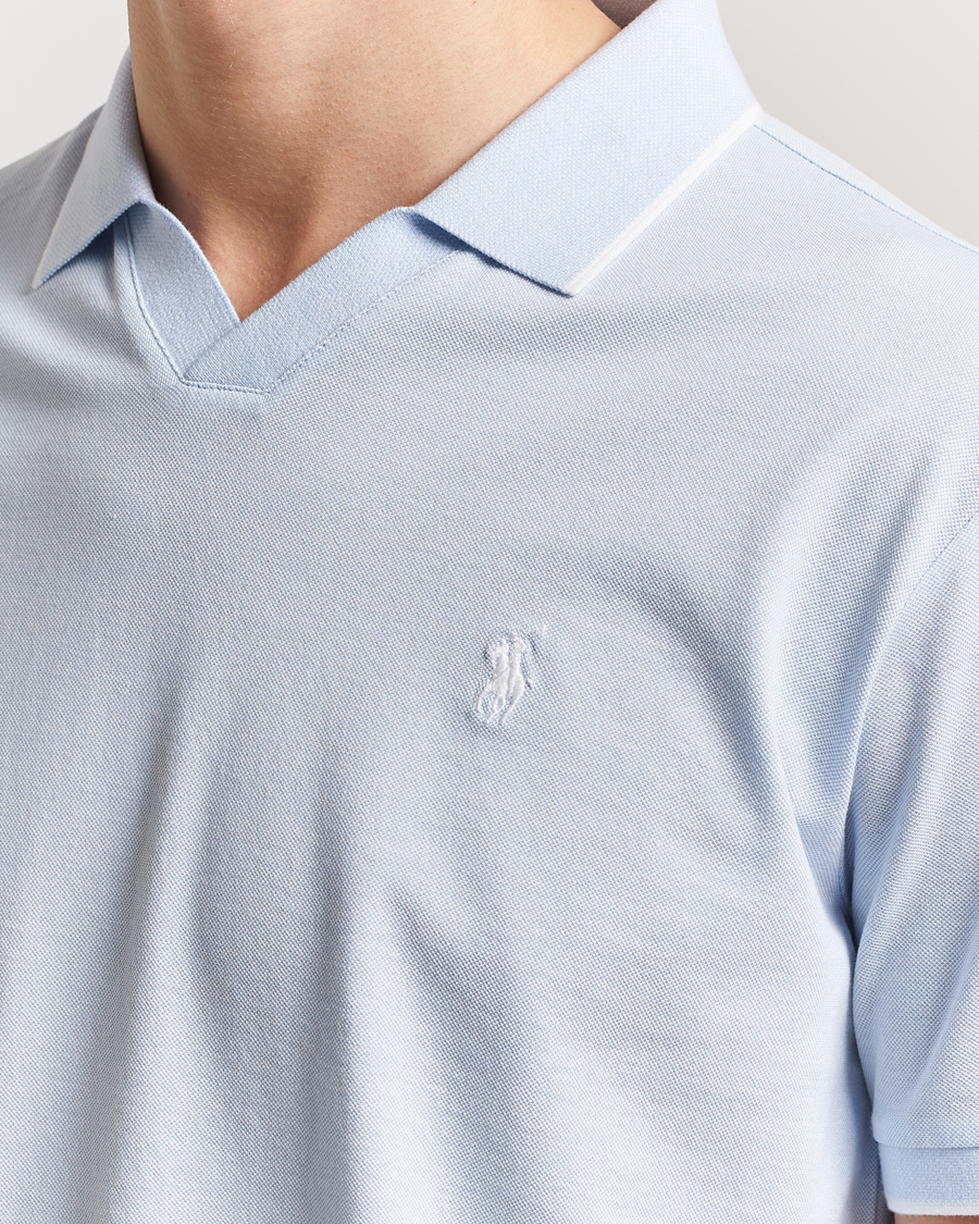 Heren | Polo's | Polo Ralph Lauren | Johnny Jaquard Knitted Polo Office Blue