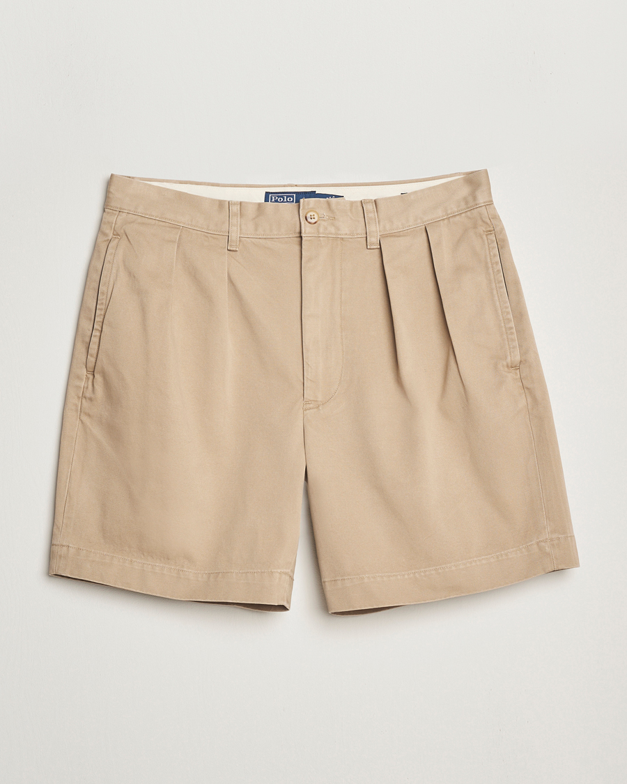 Heren | Korte broek | Polo Ralph Lauren | Cormac Pleated Shorts RL Khaki