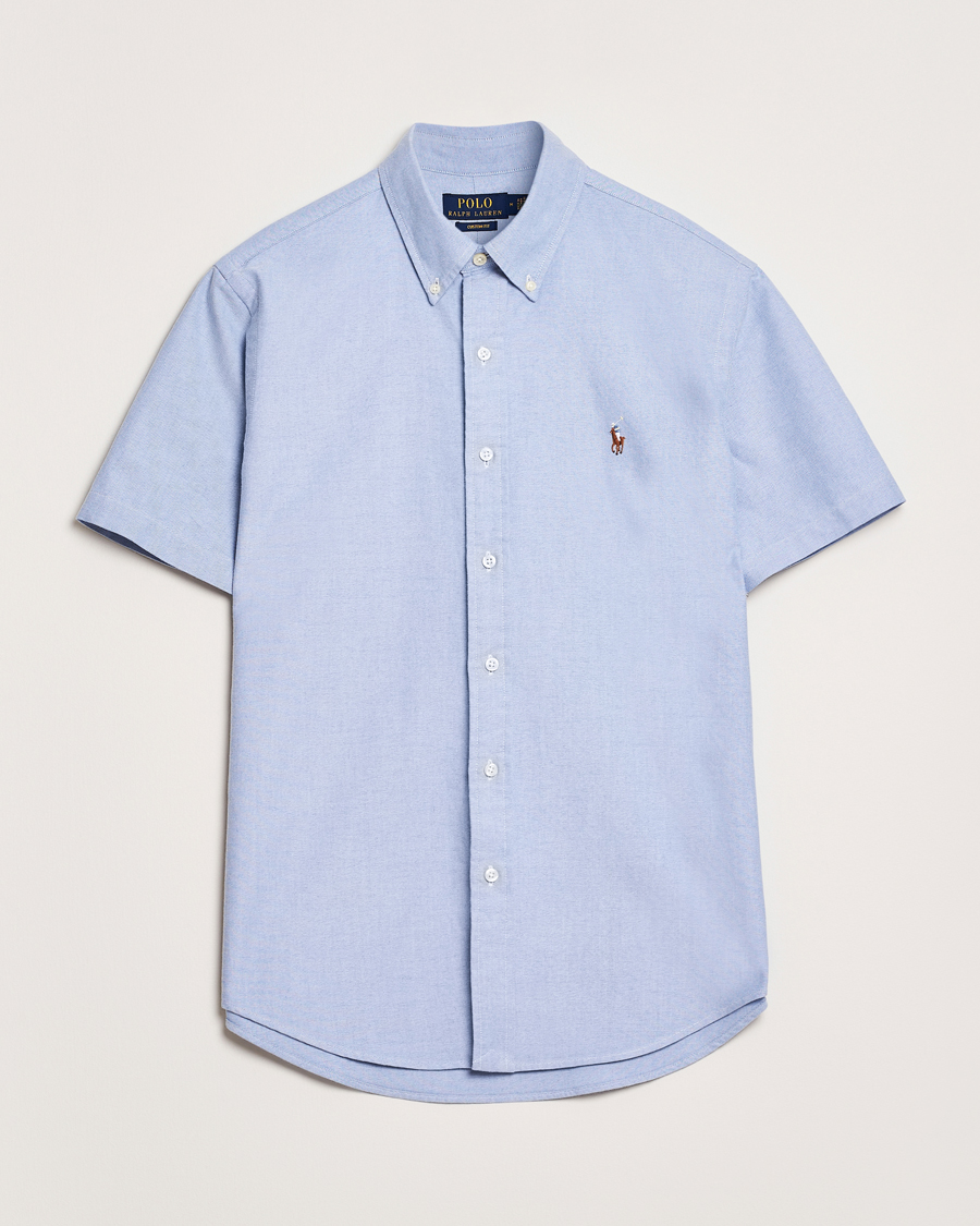Heren | Overhemden | Polo Ralph Lauren | Short Sleeve Oxford Shirt Blue