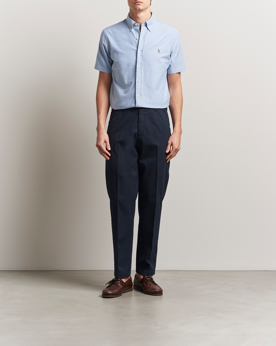 Heren | Overhemden | Polo Ralph Lauren | Short Sleeve Oxford Shirt Blue