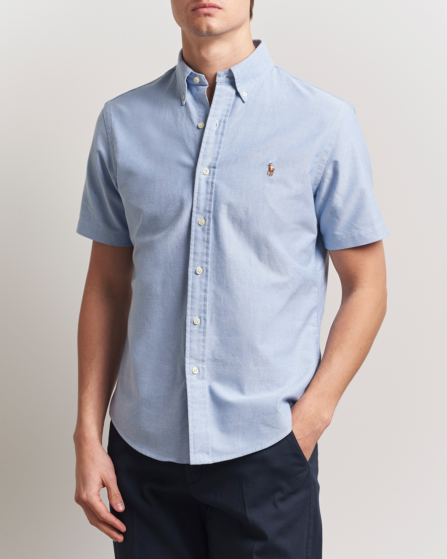 Heren | Overhemden | Polo Ralph Lauren | Short Sleeve Oxford Shirt Blue