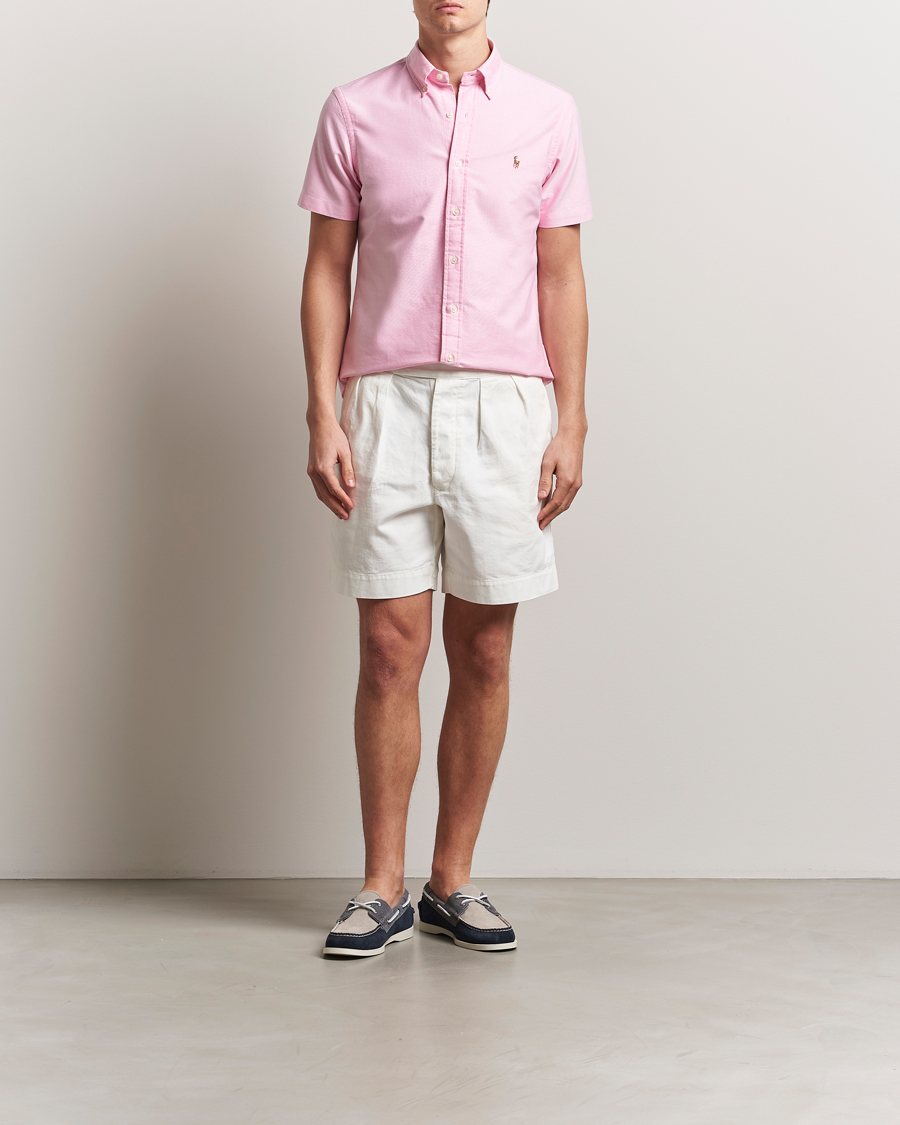 Heren | Overhemden | Polo Ralph Lauren | Short Sleeve Oxford Shirt New Rose