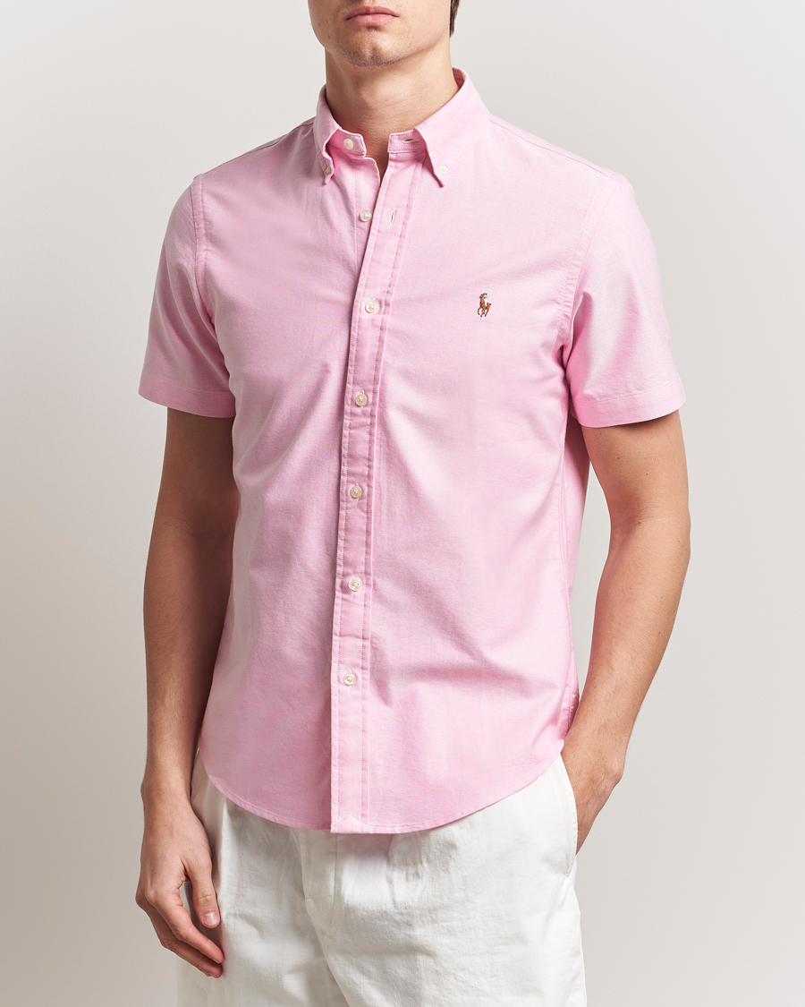 Heren | Overhemden | Polo Ralph Lauren | Short Sleeve Oxford Shirt New Rose