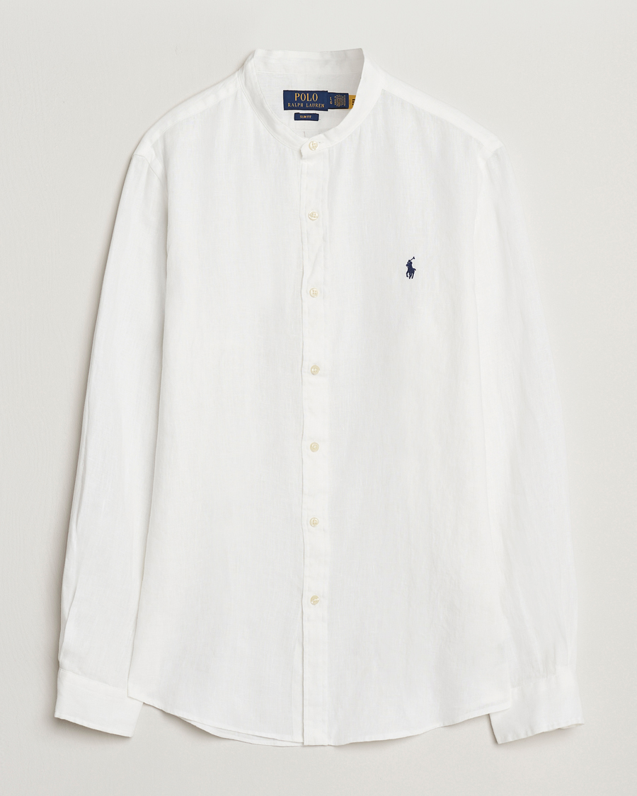 Heren | Overhemden | Polo Ralph Lauren | Slim Fit Linen Shirt Ceramic White