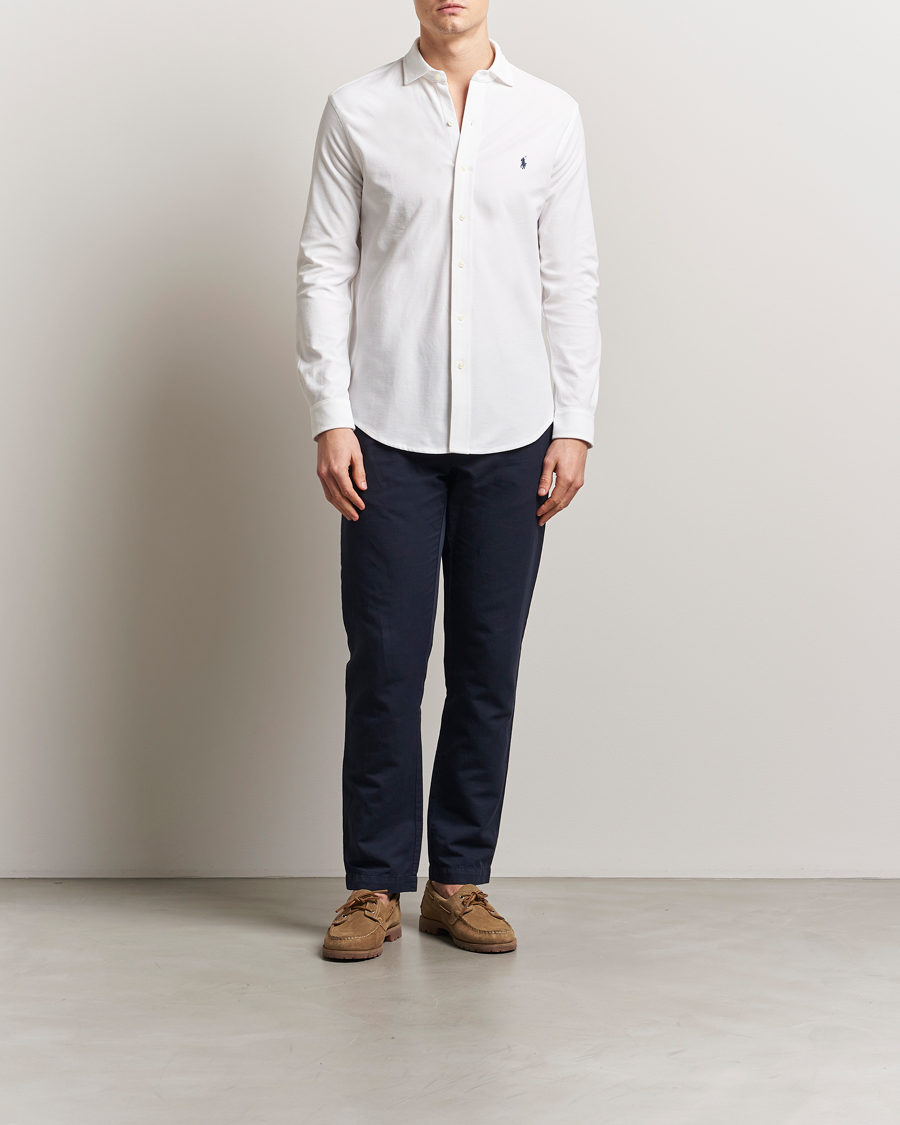 Heren | Overhemden | Polo Ralph Lauren | Cotton Long Sleeve Shirt White