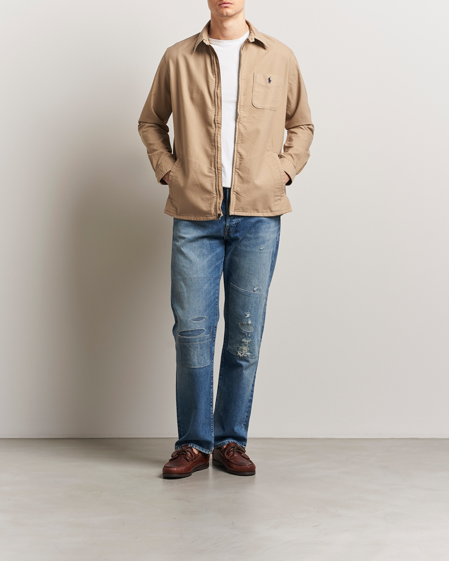 Heren | Overhemden | Polo Ralph Lauren | Full Zip Overshirt Surrey Tan
