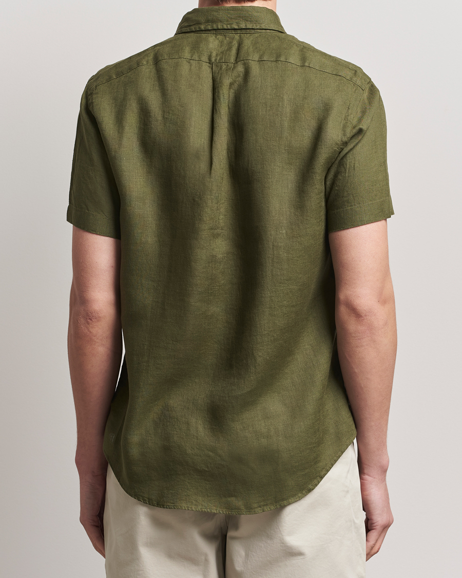 Heren | Overhemden | Polo Ralph Lauren | Short Sleeve Linen Shirt New Olive