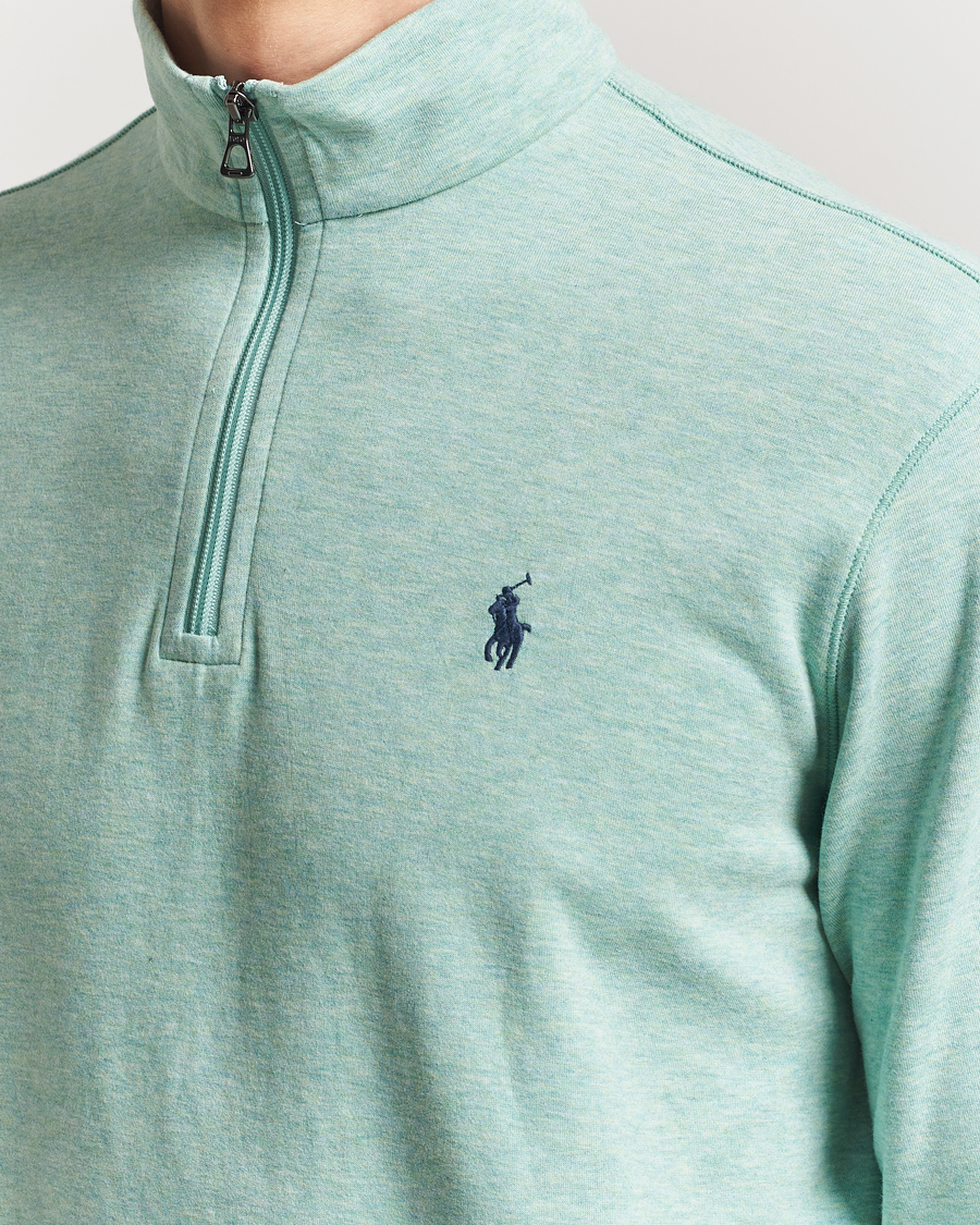 Heren | Truien | Polo Ralph Lauren | Tech Double Knit Half Zip Celadon Heather