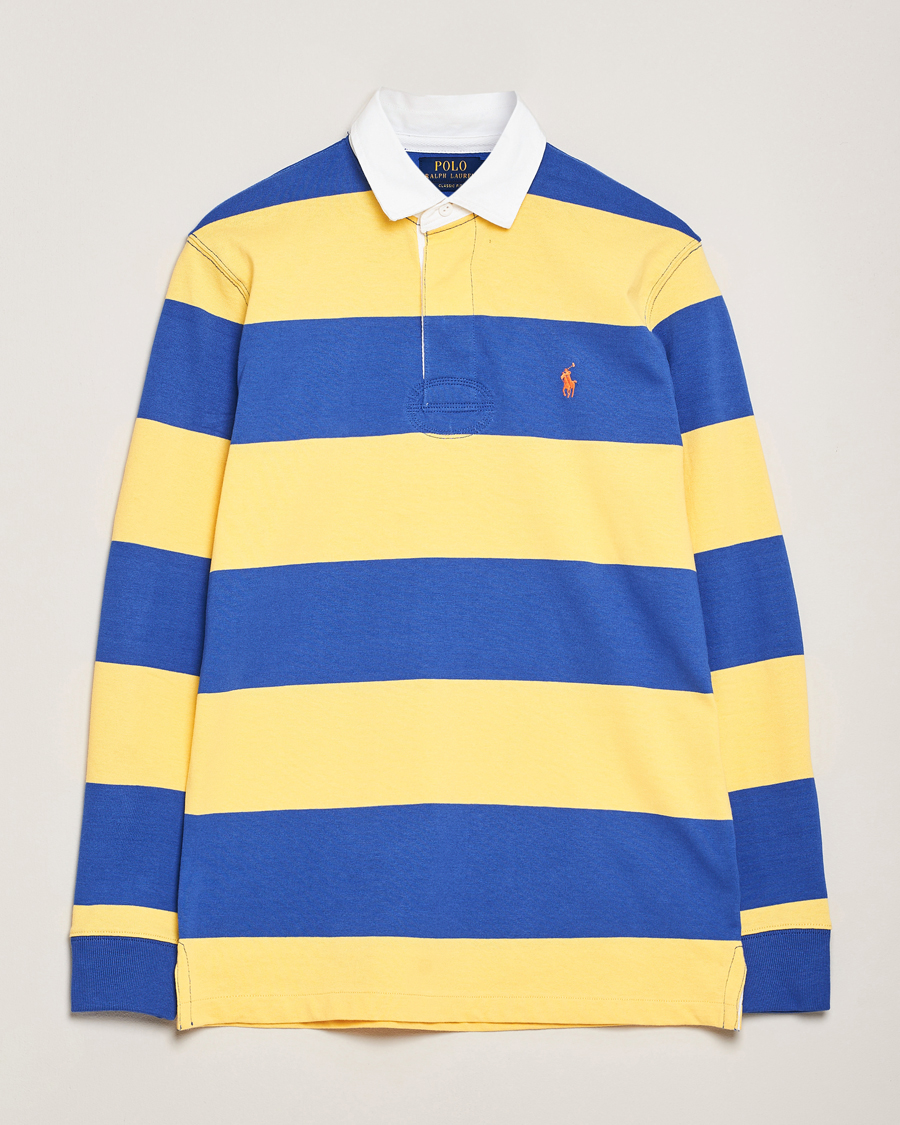 Heren | Truien | Polo Ralph Lauren | Barstriped Rugger Yellow/Blue