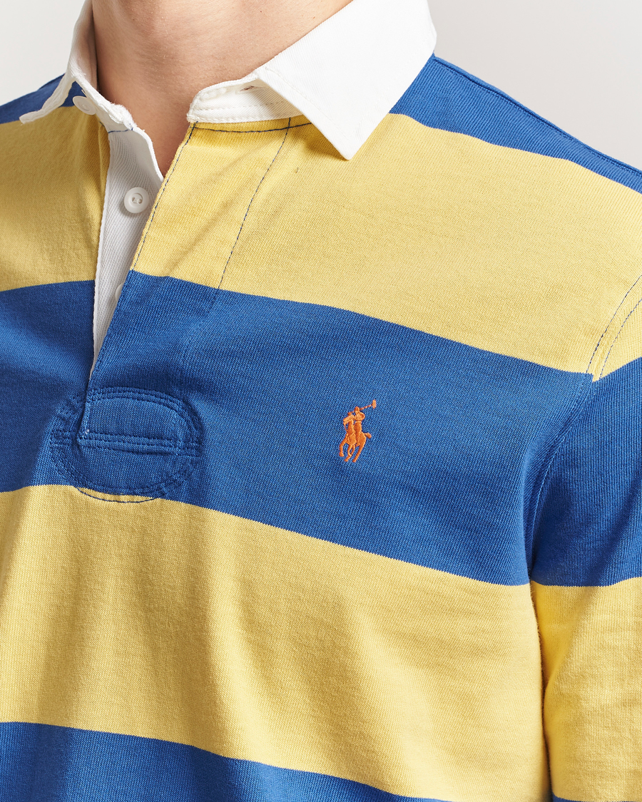 Heren | Truien | Polo Ralph Lauren | Barstriped Rugger Yellow/Blue