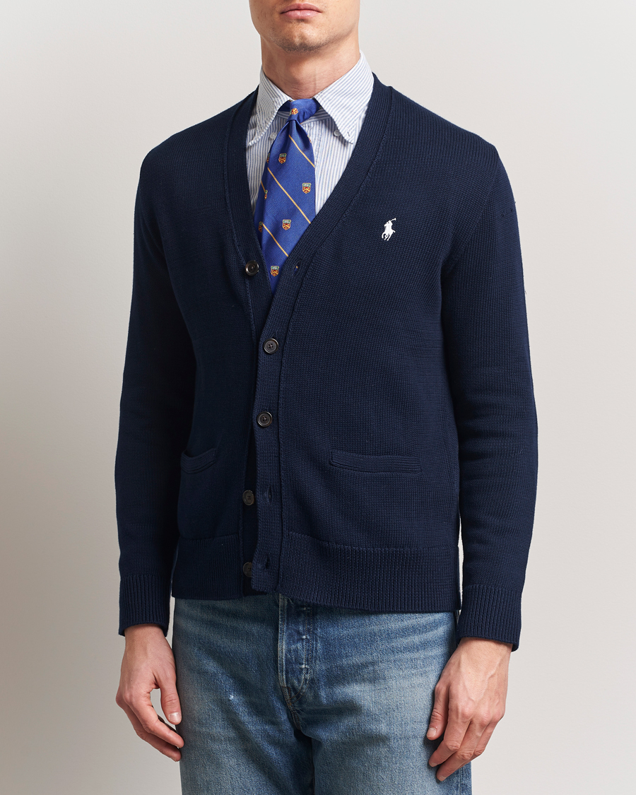Heren | Truien | Polo Ralph Lauren | Cotton Cardigan Hunter Navy