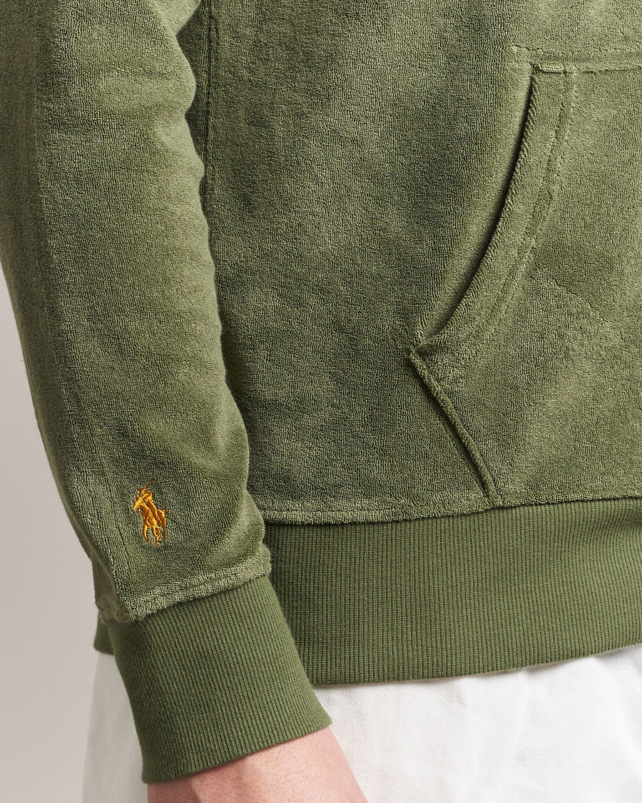 Heren | Truien | Polo Ralph Lauren | Cotton Terry Printed Hoodie Tree Green
