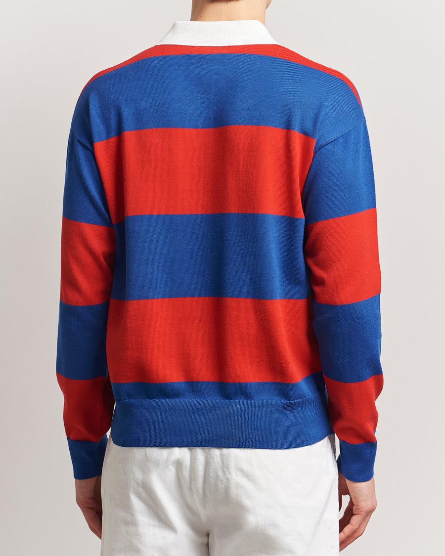 Heren | Truien | Polo Ralph Lauren | Knitted Striped Rugby Blue/Red