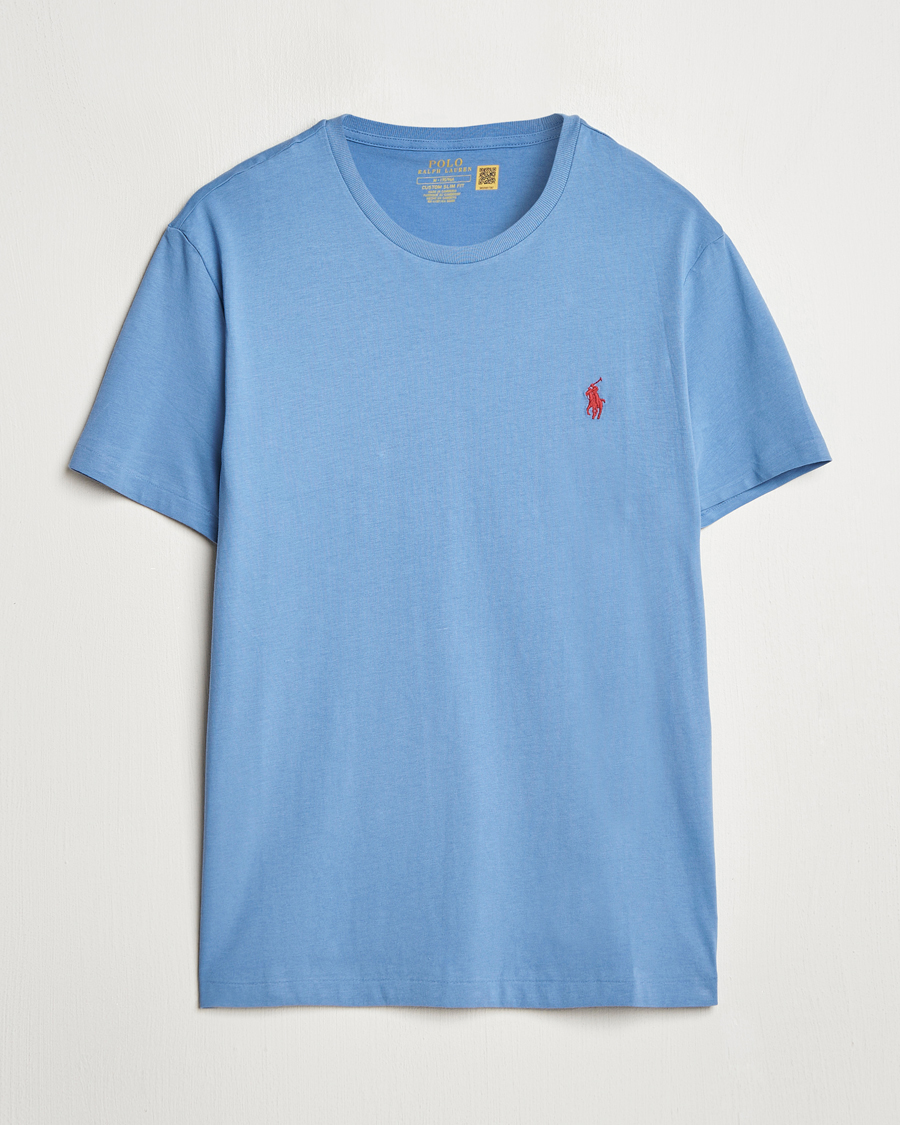 Heren | T-shirts | Polo Ralph Lauren | Crew Neck T-Shirt Campus Blue
