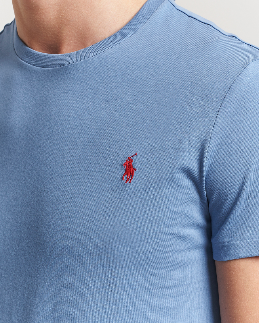 Heren | T-shirts | Polo Ralph Lauren | Crew Neck T-Shirt Campus Blue