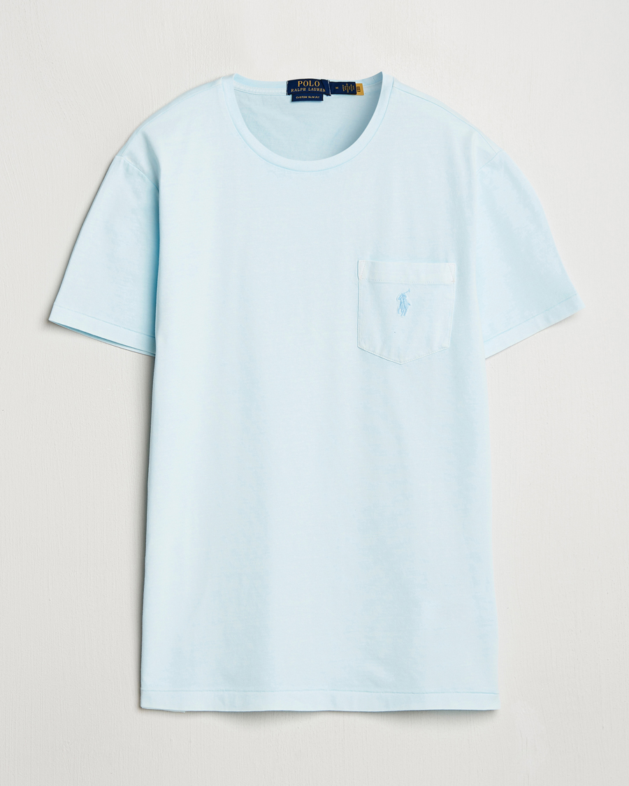 Heren | T-shirts | Polo Ralph Lauren | Crew Neck Pocket T-Shirt Sky